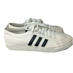 Adidas Originals Nizza Lo Classic Sneakers Mens Size 13 Shoes White & Black